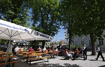 Biergarten im Gasthof zur Post in Haar Biergarten im Gasthof zur Post in Haar