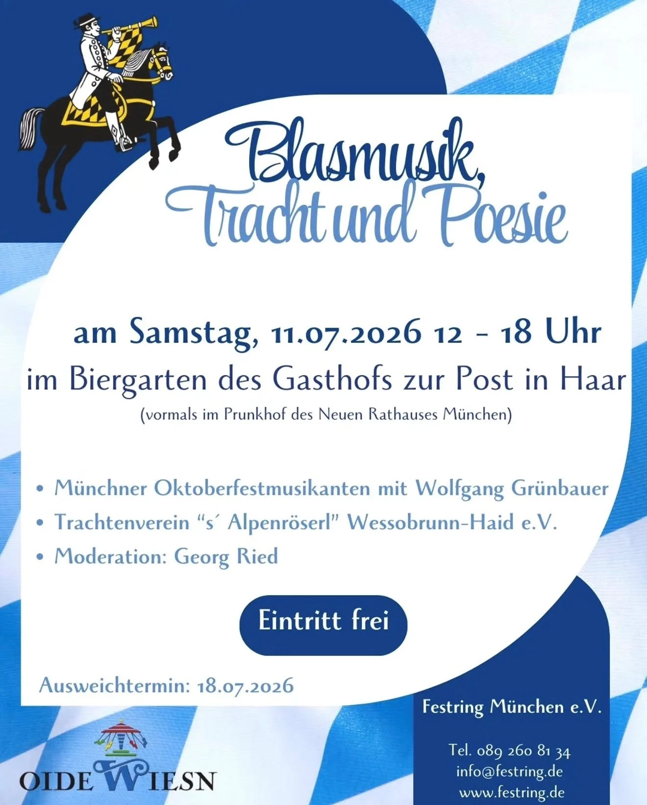 Blasmusik im Biergarten